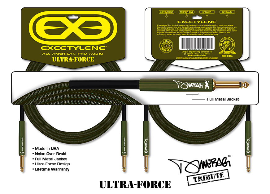 Ultra-Force Dimebag Guitar Cable 19' - Click Image to Close